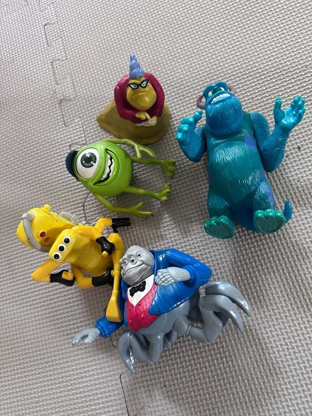 Disney Pixar Monsters Inc. McDonald's Happy Meal Toy Set of 5 Figures